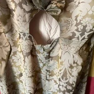 Vintage Donna Ricco size 14 floral shift dress with keyhole tie back. thumbnail 4