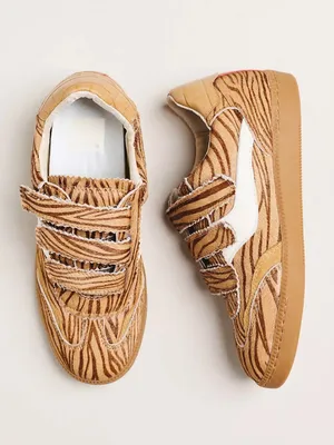 Dolce Vita Velcro Sneakers Tan Print thumbnail 2