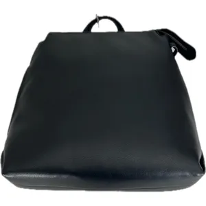 A New Day Square Laptop Backpack Women OS Black NEW Faux Leather 13in Sleeve thumbnail 2