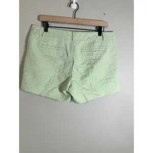 Banana Republic Womens Mint Green Textured Jacquard Shorts Geometric‎ Size 10 thumbnail 4