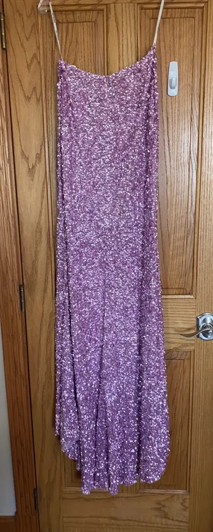 Sherri Hill Pink Two Piece Prom Dress thumbnail 4