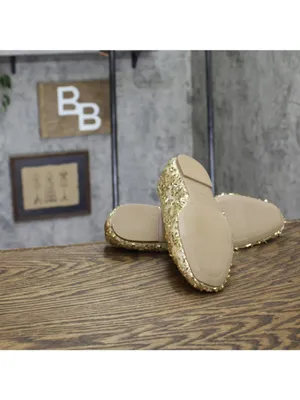 A New Day Womens Sammie Shoes Sequin Ballet Flats 94685489 Gold Yellow 9M thumbnail 5