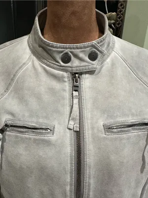Marrakech by Anthropologie Gray Knit French Terry Moto Jacket – Size Small thumbnail 4