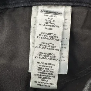 Good American Good Waist Crop Skinny‎ Jeans Stretch Preppy Women's 8/29 x 27 thumbnail 4