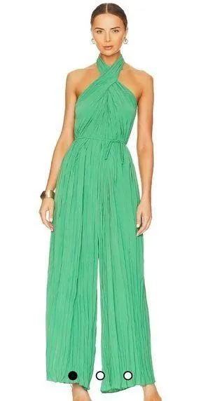 Astr the label Womens Damia Halter Wide Leg Jumpsuit thumbnail 1