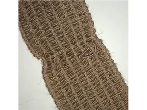 Vintage Woven Tan Belt with Dark Metal Buckle thumbnail 8