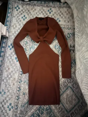 Cut out dress Brown Size M thumbnail 2