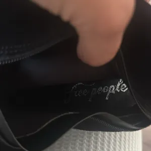 Free People Black Tall Boots Size 8 Leather Platform Square Toe Heeled thumbnail 12