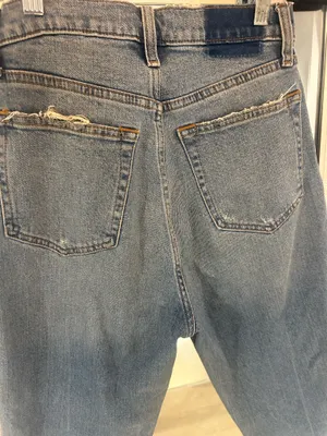 Abercrombie Jeans Curve Love Ankle Straight Ultra High-Rise thumbnail 5