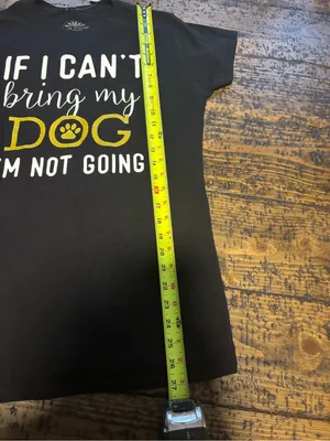 Last Creek Outfitters "If‎ I Can't Bring My Dog" Graphic Tee NWT - Size L thumbnail 6