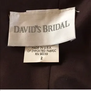 David's Bridal Polished Cotton‎ Dress thumbnail 6