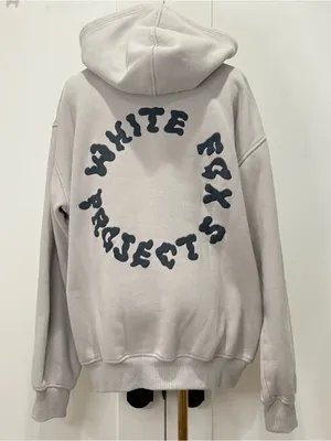 White Fox Boutique Project 5 Hoodie Small Gray Lounge Oversized Comfy Travel thumbnail 5