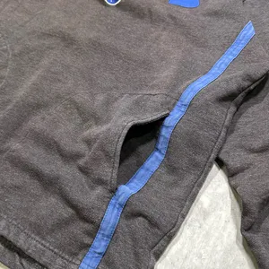 Vintage Y2K Grey and Blue Embroidered NFL Indianapolis Colts Hoodie Sweatshirt thumbnail 4