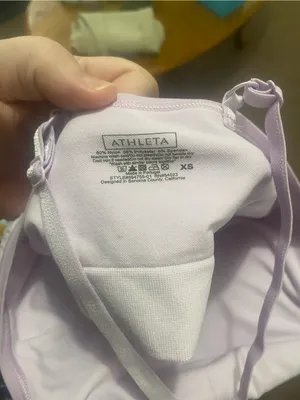 Athleta Pastel Lilac Adjustable-Strap Sports tank top thumbnail 2