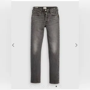 Levi's Black 501 high-rise straight-leg denim jeans thumbnail 3