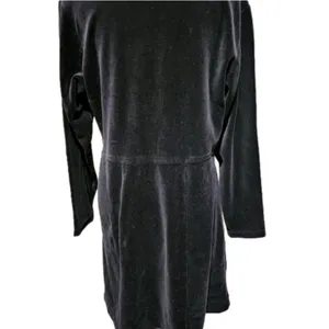 L L Bean Dress Black Stretch Long Sleeve Medium thumbnail 2