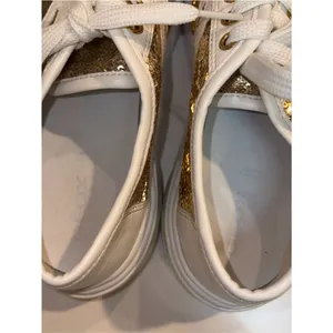 GEOX gold glitter leather sneakers 8 thumbnail 8