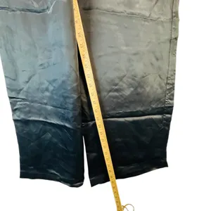 Athleta Calm Cool Wide Leg Pants XXS Black‎ Lounge Relaxed Fit Flowy Comfy Cupro thumbnail 5
