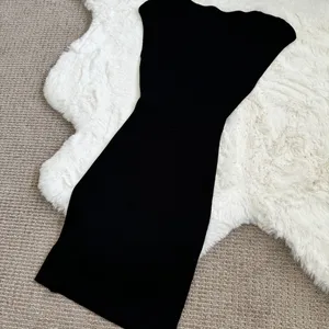 Aritzia Cutout Knit Bodycon Dress XS - Black thumbnail 3