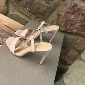 Heels Truffle Collection Chic Nude Strappy 7 see measurements-no size showing thumbnail 5