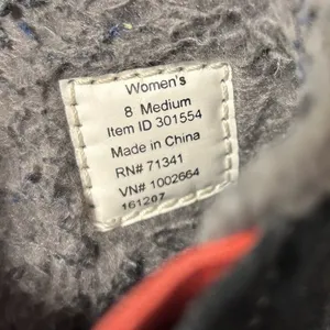 L.L. Bean suede gray lined pull-on ankle boots women size 8 M thumbnail 8