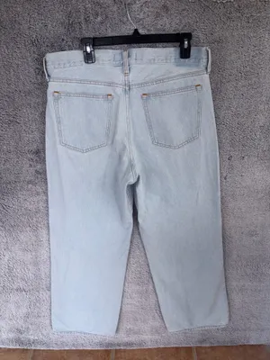 Abercrombie & Fitch size 31 short light blue the slouchy jean mid rise thumbnail 3