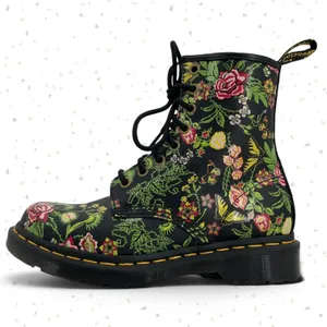Dr. Martens 1460 Floral Bloom Venus Flytrap Butterfly Print Leather Boots Size 6 thumbnail 6