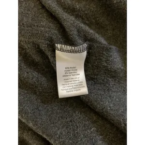 Beyond Yoga Charcoal Cowl Neck Long Sleeve Sweater Dress Made In‎ USA Large thumbnail 4