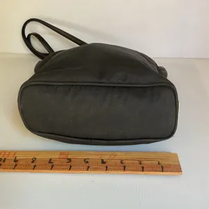 Vintage Coach F3K-9321 Black Twill Leather Trim Tote Shoulder Bag Y2K thumbnail 16