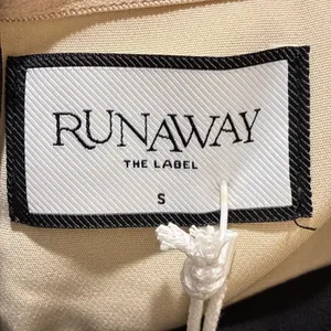 Runaway The Label Cecilia Strapless Maxi Dress Black Cream Size Small 4 NWT New thumbnail 15