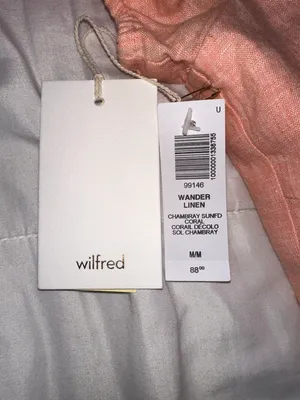 Aritzia Square Neck Linen Cropped Blouse thumbnail 3