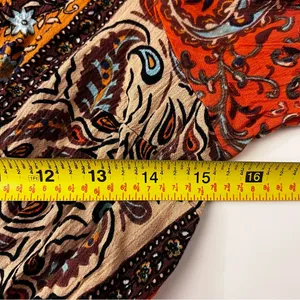 Free People Rosalie Wrap Top long sleeve asymmetric indie hippie festival floral thumbnail 6