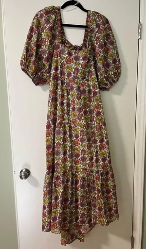 MINKPINK NWT Yasamin Tiered Midi Floral Dress Size XXL thumbnail 5