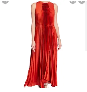 Vince red sleeveless dress thumbnail 6