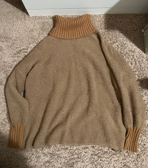 Offline by Aerie Sweater Tan thumbnail 1