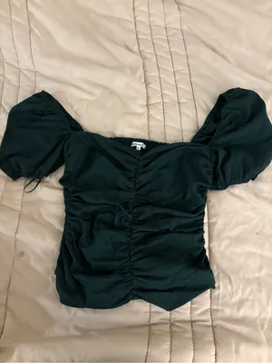 Reformation Womenms Dark Green Radish Top thumbnail 2