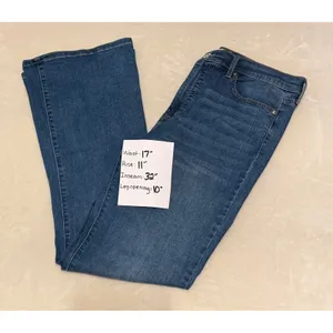 Vintage America Womens High Rise Bootcut Jeans Medium Wash Size 12 Denim thumbnail 5