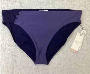 CALIA Womens XXL‎ Mid-Rise Bikini Bottom Storm Haze Purple Swim WSA15407 NEW thumbnail 1