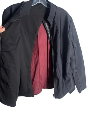 Aday Over and out zip lightweight bomber jacket Black S thumbnail 4