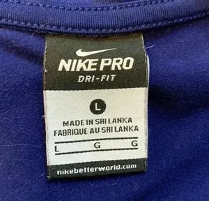 Nike Pro Dri Fit Quarter Zip SZ L athleisure hiking outdoor midlayer western thumbnail 3