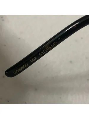 Gucci GG0658OA Eyeglasses Brown Havana Acetate Finish Gold-Toned Bamboo Design thumbnail 4