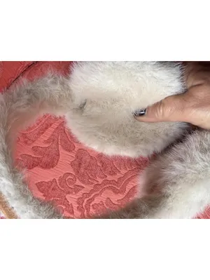 Cozy Cream Faux Fur Earmuffs with Suede Accents thumbnail 4