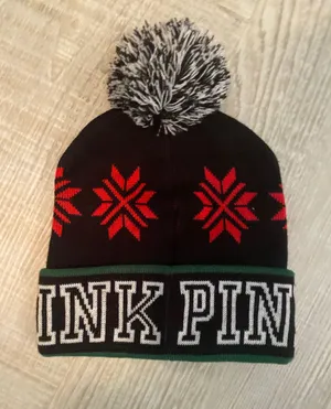 PINK - Victoria's Secret New Beanie Hat thumbnail 1