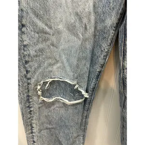 American Eagle Highest Rise 90s Boyfriend Jeans Womens Size 10~Distressed Plaid thumbnail 3