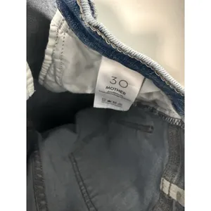 Mother The Hustler Ankle Fray Jeans in Healing Jar Blue Size 30 thumbnail 6