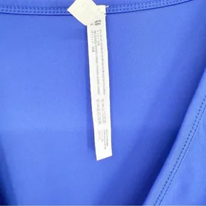 Free People‎ V-Neck Long Sleeve Bodysuit Women's Size M Blue Layering Essential thumbnail 6