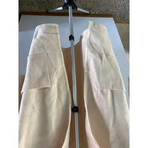 Women's Cream‎ Long Open Cardigan 2 large front pockets size small thumbnail 3