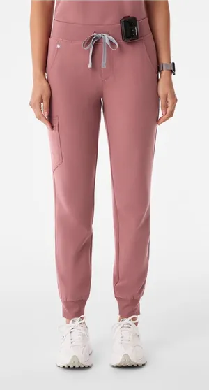 Figs Zamora Joggers Mauve Dusty Rose Jogger Scrub Pants Size Large Petite Scrubs thumbnail 1