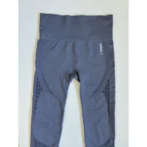Gymshark Energy+‎ Seamless Cropped Leggings Steel Blue High Waist Womens Size M thumbnail 8
