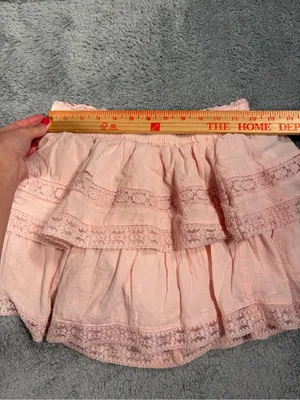 Altar’d state Pink Ruffle Lace Shorts small thumbnail 10